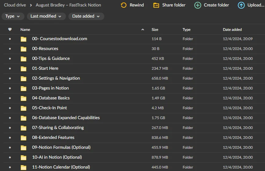 August Bradley – FastTrack Notion Download