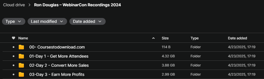 Ron Douglas – WebinarCon Recordings 2024