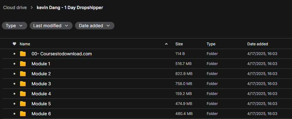 kevin Dang - 1 Day Dropshipper