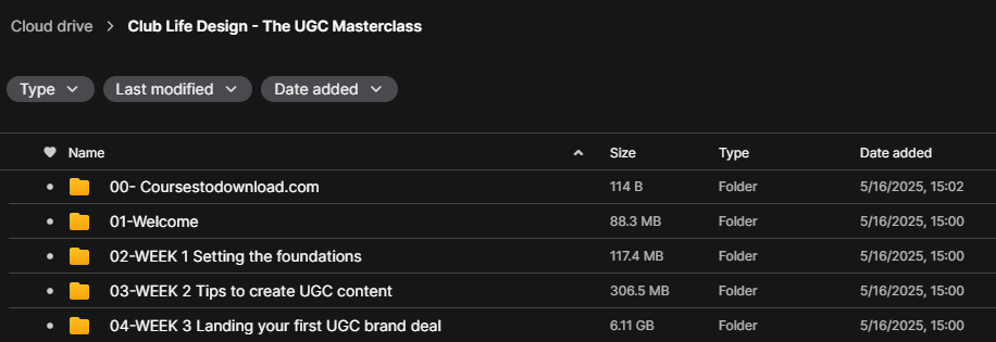 Club Life Design - The UGC Masterclass