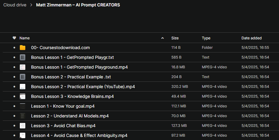 Matt Zimmerman – AI Prompt CREATORS