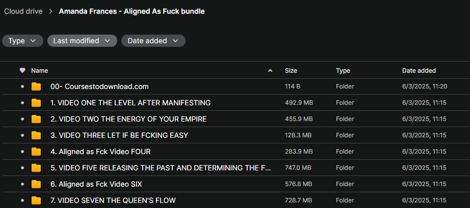 Amanda Frances - Aligned As Fuck bundle