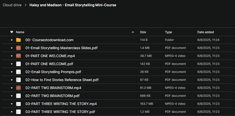 Haley and Madison - Email Storytelling Mini-Course Download
