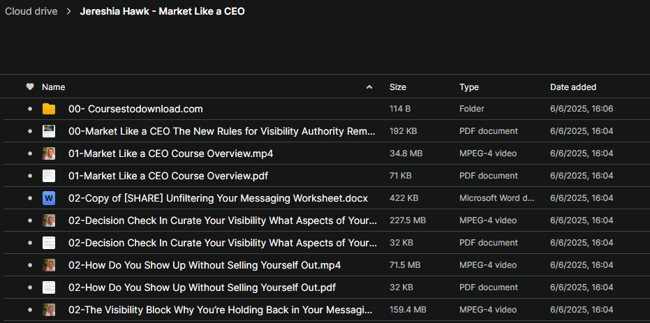 Jereshia Hawk - Market Like a CEO