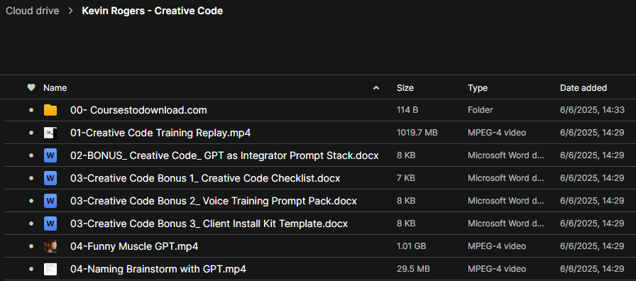Kevin Rogers - Creative Code