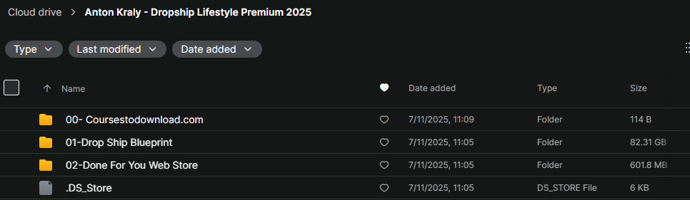 Anton Kraly - Dropship Lifestyle Premium 2025