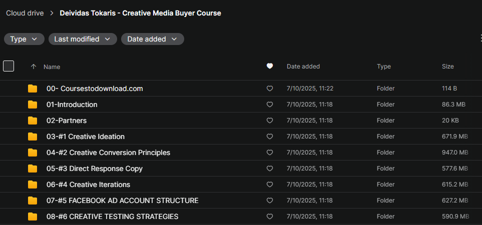 Deividas Tokaris - Creative Media Buyer Course