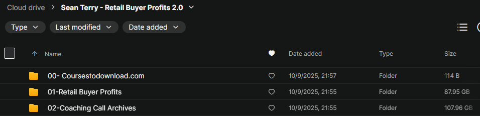 Sean Terry - Retail Buyer Profits 2.0